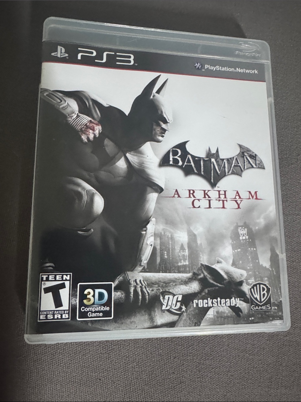 Sony PlayStation 3 Batman: Arkham City - Black & White Cover